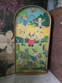 Vintage flipperspel knikkerspel sport