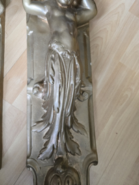 Antiek wand muur ornament engel putti