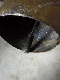 Grote oude ijzeren koeienbel koebel