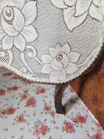 Set antiek houten raamhorren bloemen nr47