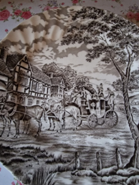 Bruin engels dinerbord myott royal mail