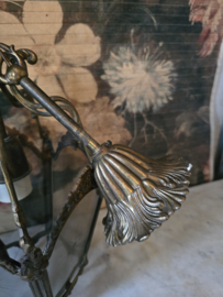 Antiek messing hanglamp lantaarn