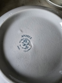Lot antiek servies Andree societe ceramique maastricht