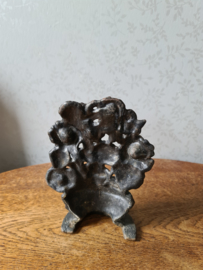 Gietijzeren deurstopper boeket bloemen