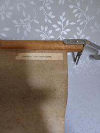Oude linnen letterkaart