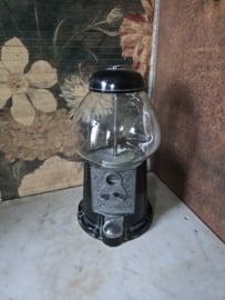 Kauwgomballen automaat zwart