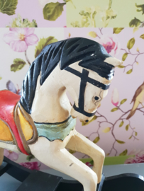 Brocante houten hobbelpaard