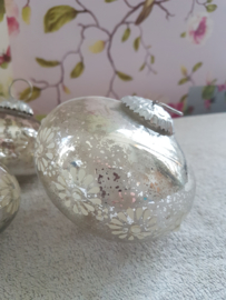 oude zilverglas bollen heksenballen