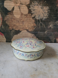 Vintage blikken koektrommel douwe egberts