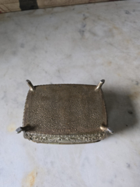 Verzilverd bewerkt sieradendoosje foreign