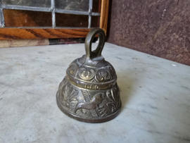 Antiek messing tafelbel