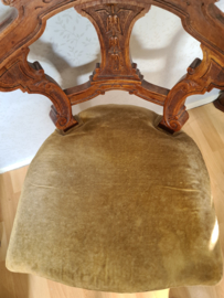 Antiek boudoir stoeltje