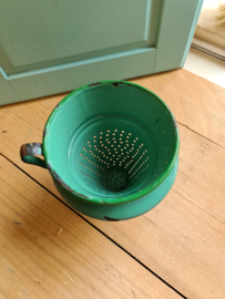 Mintgroen emaille koffiefilter