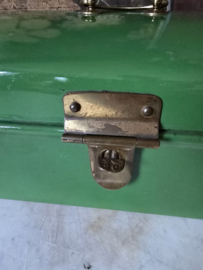 Groen emaille broodtrommel