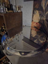 Groot verzilverd dienblad