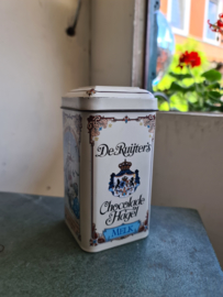 Oud de ruijter blikje chocolade hagel melk