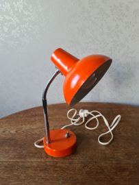 Vintage oranje bureaulamp