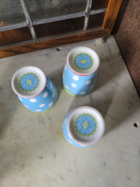 Mok blauw oilily polkadot servies