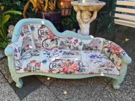 Antiek brocante sofa bankje