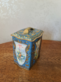 Oud brocante victoriaans blik