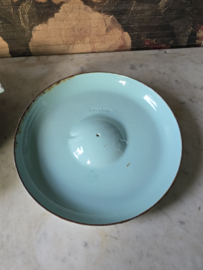 Mintgroen DRU emaille serveerschaal