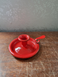 Rood emaille blaker