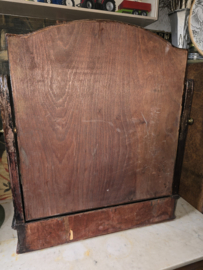 Antiek houten kaptafel spiegel