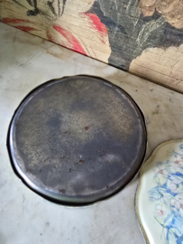 Oude blikken koektrommel Douwe egberts nr1