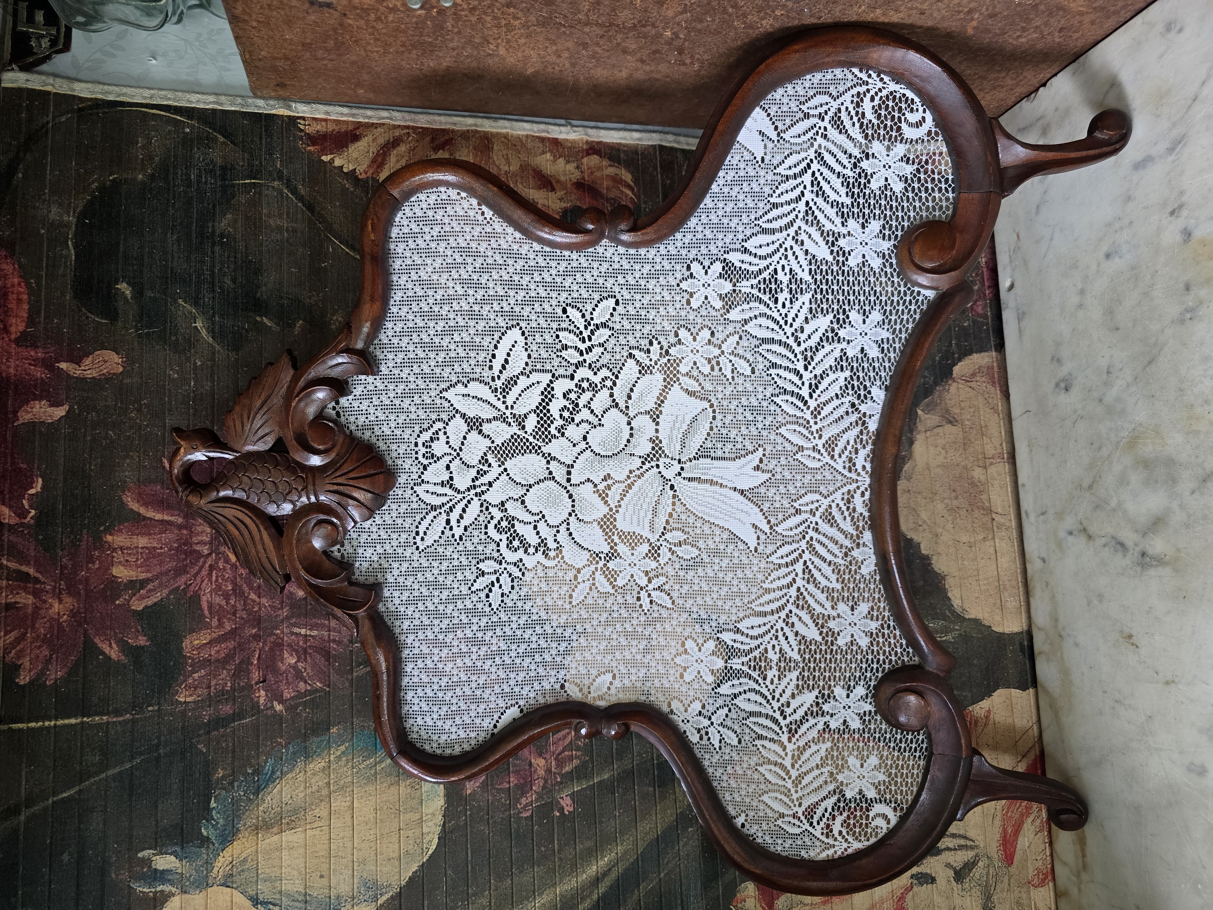 Antiek houten raamhor nr59
