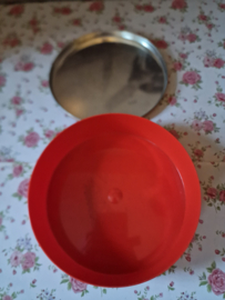 Vintage koektrommel pauw
