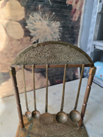 Antiek messing lepelrekje