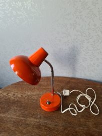 Vintage oranje bureaulamp