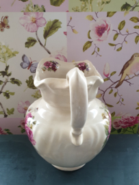 Brocante romantisch engels lampetstel rozen bloemen