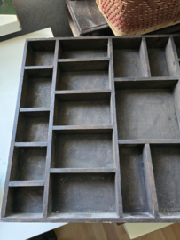Oude houten letterbak nr2