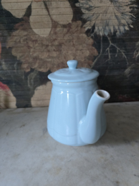 Zachtblauw koffiepotje