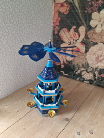 Houten kerst pyramide carrousel