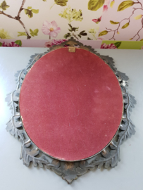 Antiek koperen barok spiegel