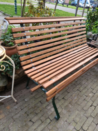 Oude parkbank tuinbank