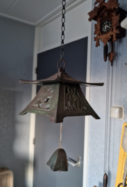 Gietijzeren japanse pagode bel windgong