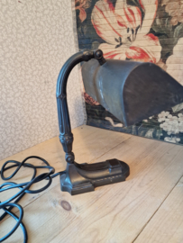 Antiek gietijzeren bureaulamp pianolamp