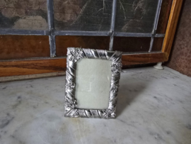 Brocante verzilverd fotolijstje nr1
