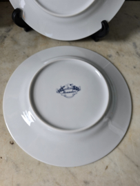 Ontbijtbord kip en haan meander servies