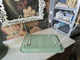 Metalen dienblad bloemen