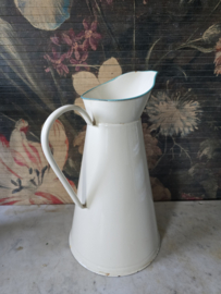 Creme emaille waterkan