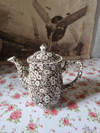 Koffiepot calico burleigh staffordshire
