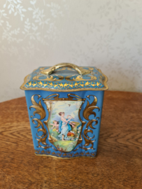 Oud brocante victoriaans blik