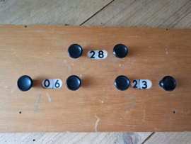 Houten scorebord biljart