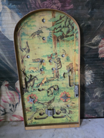 Oud knikkerspel flipperspel