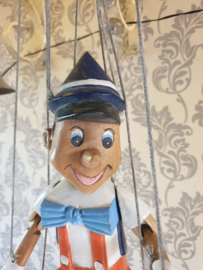 Houten marionet pinokkio pop