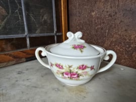 Suikerpotje dubbel roosje petrus regout